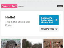 Tablet Screenshot of enviro-soil.com